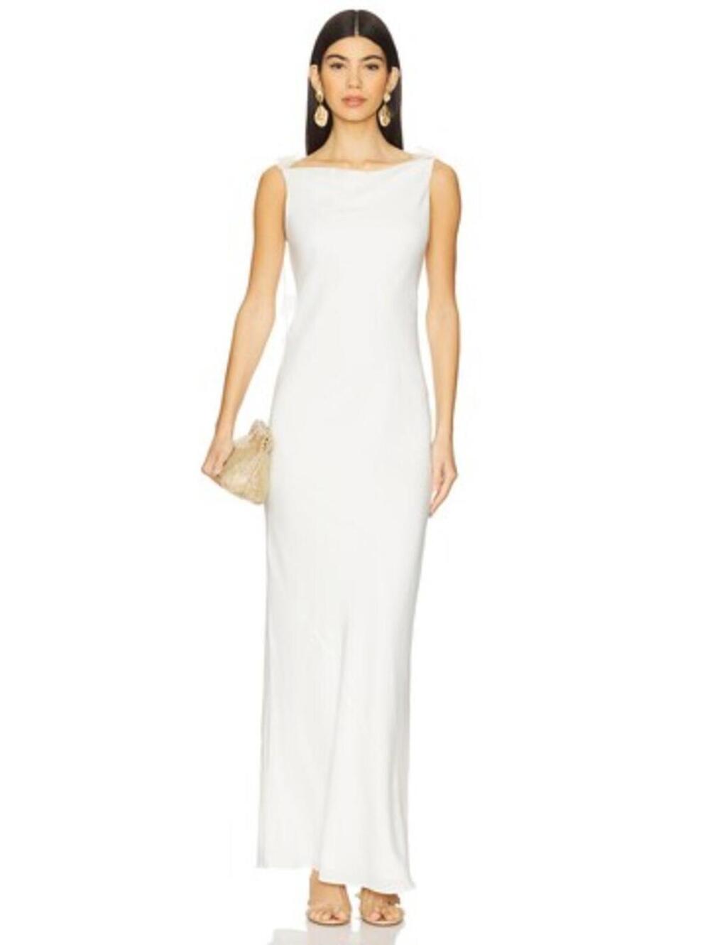 Cult Gaia Nymeria Gown in Off White - Picture 2 of 10